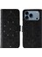 X-Step iPhone 17 Pro Için Bilek Kayışlı Yapay Dekorlu Pu Deri Telefon Kılıfı (Yurt Dışından) 1