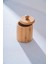 Bambu kapaklı Kavanoz - 12 cm 2