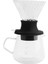 600ML Daldırma Damma Anahtarı Cam V60 Için Cam Kahve Makerüne Dökülme V Şekil Drap Kahve Drapper ve Filtreleri Şeffaf (Yurt Dışından) 2