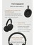 Kablosuz Bluetooth Kulaklık Siyah – Gürültü Engelleme, Uzun Pil Ömrü, Rahat Deri Yastık, Bluetooth 5.3 3