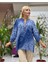 YG2095 İtalyan Coton Bluz Mavi 1