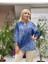 YG2095 İtalyan Coton Bluz Mavi 3