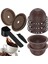 5pcs Nespresso Makinesi Için Yeniden Kullanılabilir Vertuo Pod, 2 Silikon Kapaklı Kahve Kapsülü 1 Kaşık ve Fırça, (150ML) (Yurt Dışından) 1