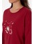 Kadın Bordo Pijama Takım 50318919-VR014 7