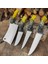 4'lü Kasap Bıçağı Seti + Kesme Tahtası - Paslanmaz Premium Kalite 2