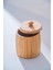 Bambu Kapaklı Kavanoz - 13 cm 2