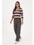 Kadın Antrasit Pantolon (Kanvas-Chino) 50316895-VR006 3