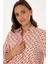 Kadın Gül Kurusu Gömlek Desenli 50316370-VR026 2