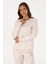 Kadın Krem Pijama Takım 50318876-VR071 3