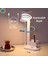 Şarjlı Masa Lambası Gece Lambası Dokunmatik 3 Renk Telefon Tutucu Kademeli Çalışma Okuma Işığı 10W 5