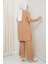 Takım Leopar Desenli Simli Pantolonlu Tunik 4