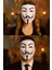 Cadılar Bayramı Vendetta Guy Fawkes V Maske Beyaz Plastik Parti Maskesi Kostüm Aksesuarı 1