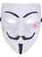 Cadılar Bayramı Vendetta Guy Fawkes V Maske Beyaz Plastik Parti Maskesi Kostüm Aksesuarı 4