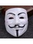 Cadılar Bayramı Vendetta Guy Fawkes V Maske Beyaz Plastik Parti Maskesi Kostüm Aksesuarı 5