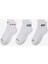 Dri Fit Everyday Plus Cushioned Training Ankle Socks (3 Pairs) Unisex Çeyrek Bilekli Çorap 3 Çift Beyaz 3