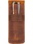 Bloompenpouch Çift Kalemlik Saddle Brown Deri Kılıf 2