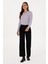 Kadın Siyah Pantolon (Kanvas-Chino) 50316913-VR046 3