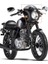 Motosiklet Ön Far Kaplama Ön Cam Ön Cam Plastik Evrensel Kafe Yarışçısı Retro Far Rüzgar Ekranı Siyah (Yurt Dışından) 3