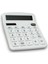 DX-837B Güneş Enerjili ve Pilli Beyaz Hesap Makinesi 12 Haneli 3