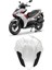 Yamaha Nvx 155 V1 / Aerox 155 / Nvx V2 2021 Smoky Için Motosiklet Ön Cam Ön Cam Vizörü Viser (Yurt Dışından) 4