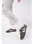 Bağcıklı Unisex Spor Sneaker Ayakkabı-Haki-Bej 2