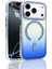 Apple iPhone 17 Pro Kılıf Colorfade Transparan Renkli ve Renk Geçişli M-Safe Şarjlı Kapak 1
