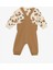 Lcw Baby Bej Nakışlı Erkek Bebek Salopet ve Tişört 2'li Takım 5