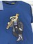 Erkek Premium Nakışlı Ayıcık Baskılı Lacivert Tişört 2