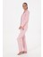 Kadın Pembe Pijama Takım 50318884-VR041 4