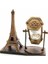 Ds-Derin Retro Eyfel Kulesi ve Kum Saati Dekoratif Ahşap Görünümlü Masa Biblosu 5