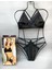 Zengezur Siyah Bralet Sütyen Takım - B863 - Beden L/xl 4