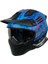 - Fs-X2 Trooper Fullface Kask - Mavi Kırmızı - Large Beden 1