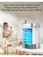Taşınabilir Klimalar 4 In-1 1000ML Hava Soğutucu 7 Renk Işıkları Oda Ofisi Için Kişisel Mini Saç Kremi Fan (Yurt Dışından) 1
