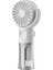 F4 Elde Taşınan Fan Nemlendirici Sisli Fan Asma Boyun Fanı Katlanır Mini Handheld Fan, Beyaz (Yurt Dışından) 1