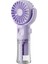 F4 Elde Taşınan Fan Humiding Fan Fan Asılı Boyun Fanı Katlanır Mini Handheld Fan, Mor (Yurt Dışından) 1