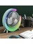 LED Çok Renkli Masaüstü Fan, Ortam Işığı, USB Şarjı, Büyük Hava Hacminin Ayarı, Sessiz Küçük Elektrik Fan A (Yurt Dışından) 2