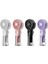 F4 Elde Taşınan Fan Humiding Fan Fan Asılı Boyun Fanı Katlanır Mini Handheld Fan, Pembe (Yurt Dışından) 5