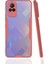 Vivo V21E Kılıf Senk Parfe Kapak-Pembe 1
