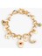 Charm Detaylı Sallantılı Zincir Bileklik 1