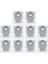 Roborock Q7 M5 / Q7 L5 / Q7 Tf / Q10 S5 / Q10 X5 / Q10 Pf / Q10 Vf / Q8 Max Pro Plus Elektrikli Süpürge Aksesuarları Için Toz Torbası 10 Adet (Yurt Dışından) 1