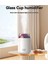Cam Kupa Nemlendirici Renkli Işık Başucu Masa Dekorasyon Gece Işık USB Büyük Sis Nemlendirici Pembe (Yurt Dışından) 4