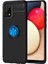 Galaxy A02S Kılıf Senk Ravel Silikon Kapak-Siyah-Mavi 1