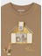 1-4 Yaş Arası Çiftlik Uzun Kollu T-Shırt - Kahve 4