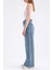 Paris 1003 Normal Bel Açık Mavi Wide Leg Jeans Kadın 2