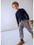 Erkek Çocuk Jogger Denim Pantolon – Gri (4-10 Yaş) | Lastikli Bel ve Paça, Cepli, Rahat Kesim 1