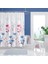 Banyo Perdesi Seti 120X200 Duş Perdesi , 90X130 Banyo Perde Borusu Beyaz Askı Aparatı Hediyeli 8747 2