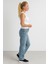 Lopez 1003 Normal Bel Açık Mavi Comfort Straight Jeans Kadın 2