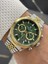 Kadranı Yeşil Kordonu Çelik Göstergeleri Aktif Erkek Kol Saati 1