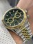 Kadranı Yeşil Kordonu Çelik Göstergeleri Aktif Erkek Kol Saati 3