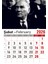 Takvim - Spiralli 12 Yaprak 32X47 cm - Atatürk Resimli Kuşe Kağıt Duvar TAKVIMI-2026 4